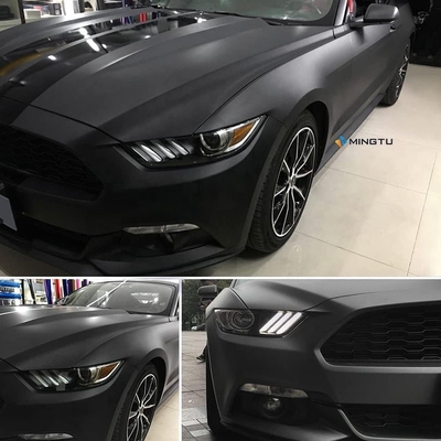 Mingtu Superfície preta fosca Batalha Cinza Car PPF Film Vantagem Matt Car Wrap Vinyl Film
