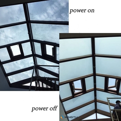 Largura padrão ≤14cm/14-18cm Mingtu Smart Film Switchable Control Window Privacy PDLC Film