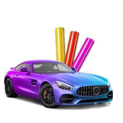 Mingtu Bubble Free Cast Vinyl Car Wrap Color Film Dry Stick 3 anos de garantia