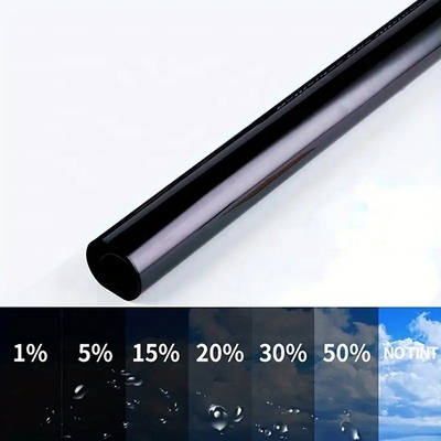 70% Tinta cerâmica de janela VLT com 99% de PET à prova de UV Film solar adesivo de janela 1.52*30m