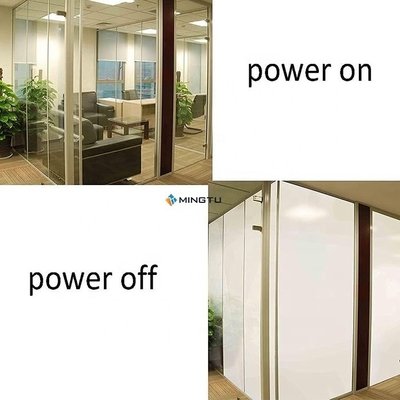 Estilo de design moderno Mingtu Self Adhesive PDLC Film para privacidade e vidro eletrônico