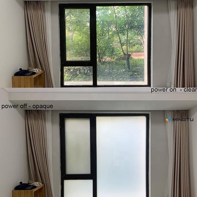 Janela comutável Branco PDLC Tint Film para fonte de alimentação Modern Design Style Branco