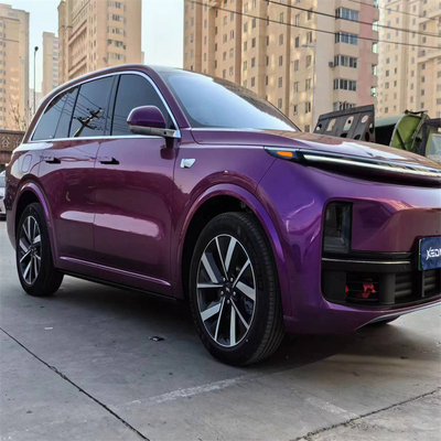 Adesivo removível Ultra-Matte Purple Car Wrap Vinyl com tolerância à alta temperatura