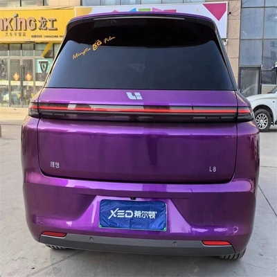 Adesivo removível Ultra-Matte Purple Car Wrap Vinyl com tolerância à alta temperatura