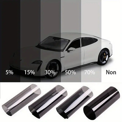 Mingtu ULTRA Light Black Self Adhesive Automotive Tint Film para Carros IRR 99% UVR 99,9%