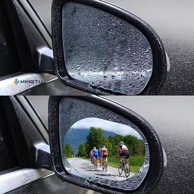 Espelho retrovisor transparente Filme de chuva Melhora a visibilidade e protege o espelho do carro