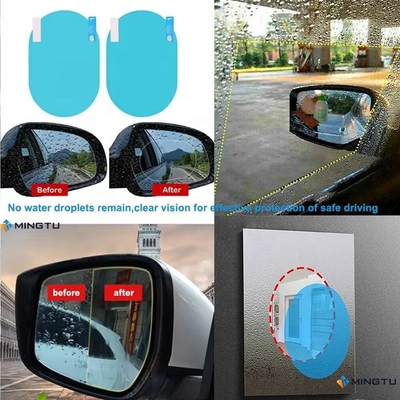 Mingtu HD Anti Glare Anti Fog Rainproof Film Acessórios exteriores de carro com logotipo personalizado