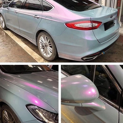 Adesivo removível Mingtu cinza a roxo Vinyl Wrap Gloss Car Wrap Vinyl Roll for Auto DIY Veículo Film
