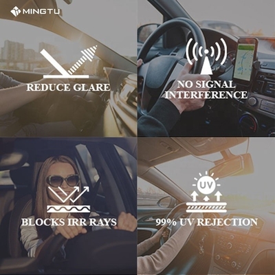 Vidro da frente Anti-Relâmpago UV Tinta de Transição de Carro Mingtu Proteção de Privacidade UV400 Film Solar