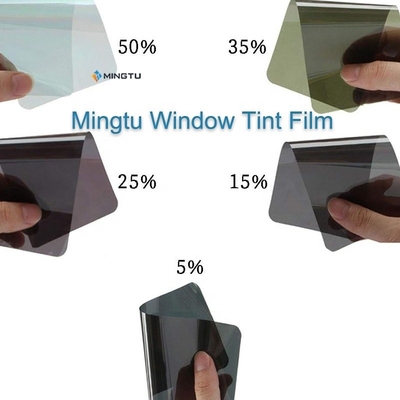 Mingtu Solar Heat Control Nano Cerâmica Solar Car Window Tint Film 50% VLT Espessura de 2 mil