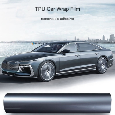 Mingtu 65ft X 5ft Car Satin Metálico Matte Chrome Vinil Lago Verde Rolo Autocolante Decal