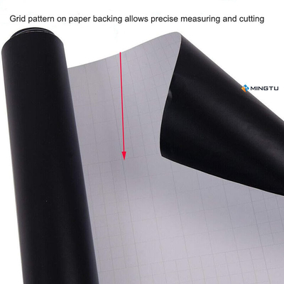 Mingtu Matte Black Vinyl Wrap para Auto-Curação Automóvel e Bolha de Liberação de Ar Incluído