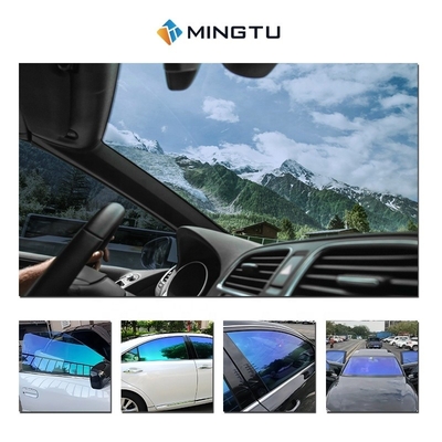 Mingtu PET 2 Ply 1.52*30M Protector de película tingida Adesivo de proteção solar Filtro de janela com VLT 50%