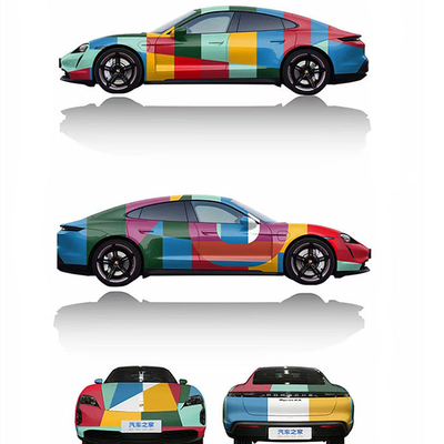 Tpu Film Graphic Wrap para serviço de recolha e entrega de roupa