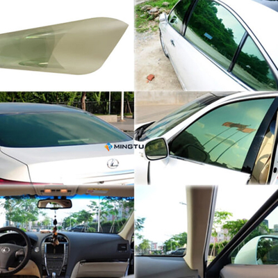 Adesivos de pára-brisas Mingtu Filmes decorativos Vermelho Camaleão Tinta PET Smart Window Film