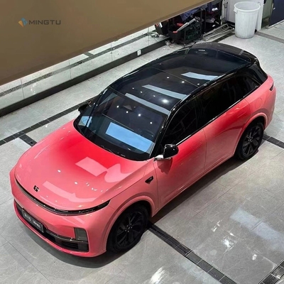 Filme de envolvimento de automóveis de dupla fundição preto cinza fosco revestimento de vinil para posição do corpo do automóvel
