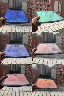 Chameleon Film Azul para Vermelho Mudança de cor Tinta da janela do carro Vlt70% Estilo de design de adesivos solares PET