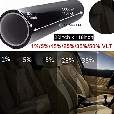 Melhore a sua experiência de condução com Mingtu Anti Yellow Car Solar Film e VLT5% Tint