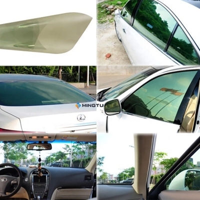 Filme de janela de 1 camada de cor preta refletora de carbono para automóveis