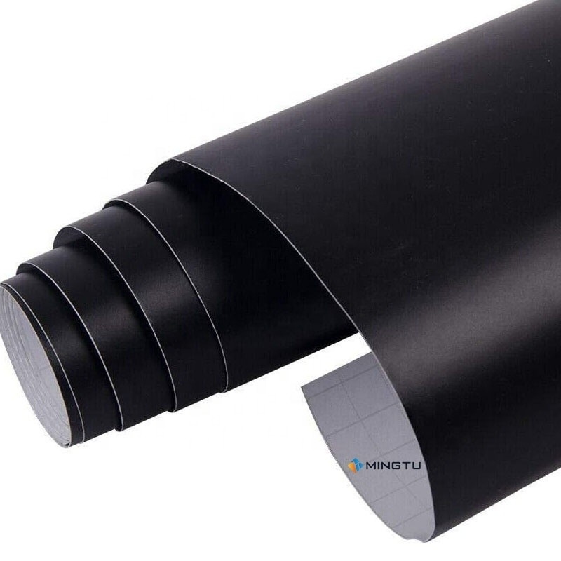 Mingtu Superfície preta fosca Batalha Cinza Car PPF Film Vantagem Matt Car Wrap Vinyl Film