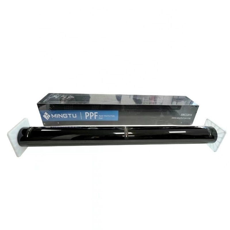 Filtro PPF para automóveis MINGTU Filtro PPF TPU 7.5mil 1.52x15m Filtro de proteção de pintura de corpo preto