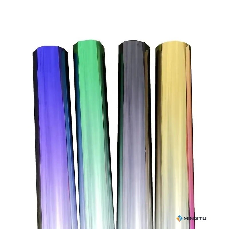 Adesivos de pára-brisas Mingtu UVTIN60 UV400 Filme de tintura solar de janela de carro para proteção da pele