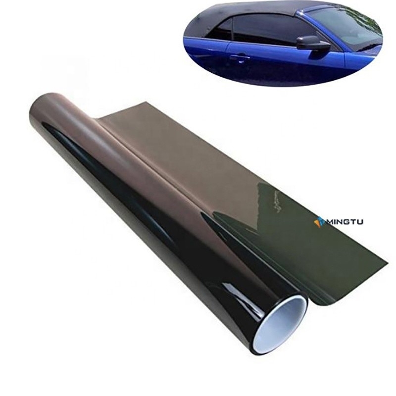 Adesivos de pára-brisas Mingtu Filmes decorativos Vermelho Camaleão Tinta PET Smart Window Film