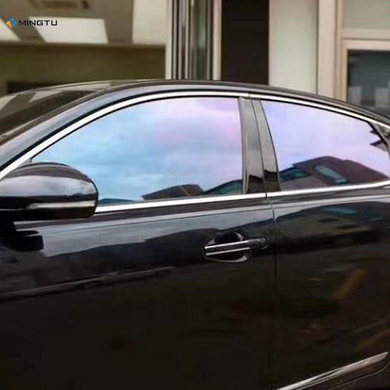 Chameleon Film Azul para Vermelho Mudança de cor Tinta da janela do carro Vlt70% Estilo de design de adesivos solares PET