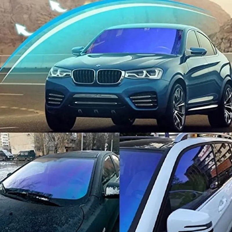 Proteja o seu carro com Mingtu 85% VLT Glass Sticker Filme de sombra solar e proteção UV